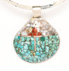 Kewa Rain Cloud Mosaic Pendant