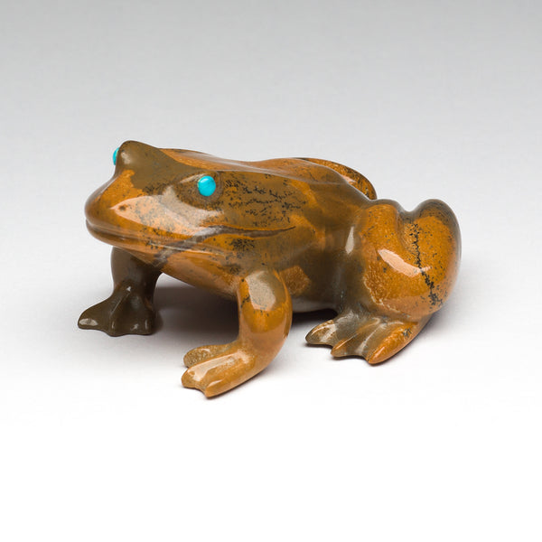 Stunning Zuni Travertine Frog