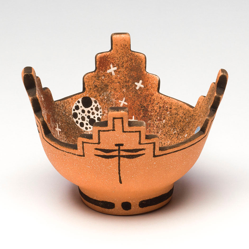 Cosmic Prayer Pottery Bowl