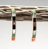 Contemporary Channel Inlay Earrings