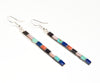 Chromatic Channel Inlay Earrings