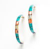 Spring Day Half Hoop Earrings