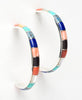 Rainbow Half-Hoop Earrings