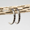 Pen Shell Half Hoop Earrings