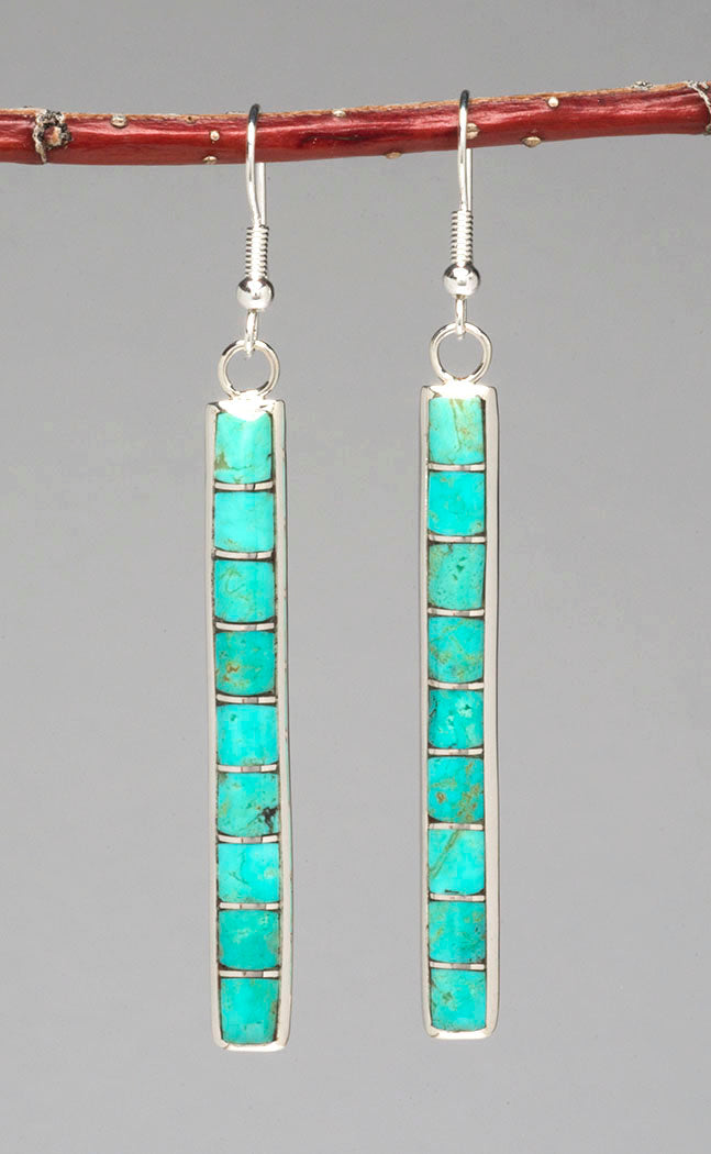 Stylish Turquoise Dangle Earrings