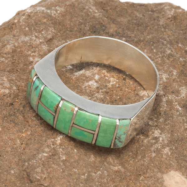 Turquoise Channel Inlay Ring