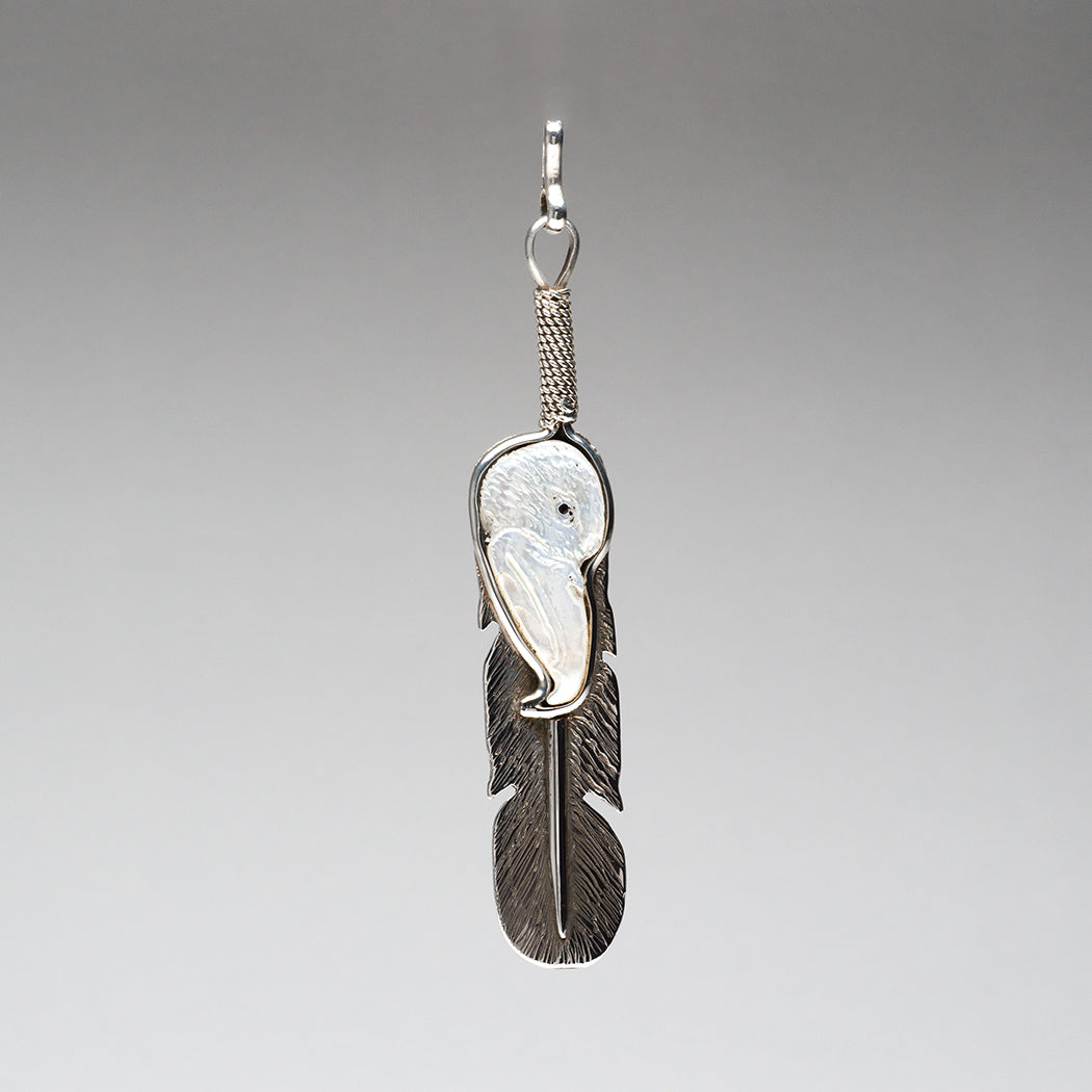 Higher Perspective Eagle & Feather Pendant