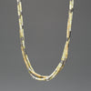 Triple Strand Micro Bead Necklace