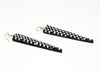 Checkered Pattern Mosaic Earrings