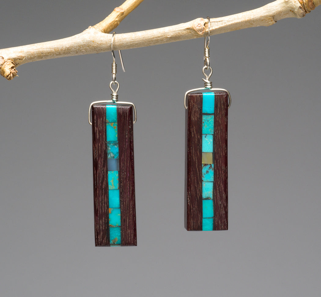Sandwiched Mosaic Earrings