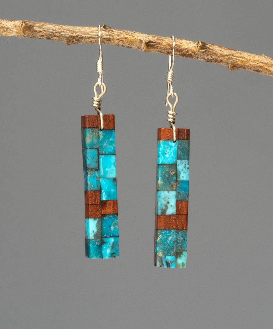 Ageless Beauty Mosaic Dangle Earrings