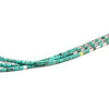 Triple Strand Turquoise Micro Heishe Necklace