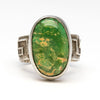 Tufa Cast Cerrillos Turquoise Ring