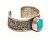 Persian Turquoise Tufa Cast Cuff Bracelet