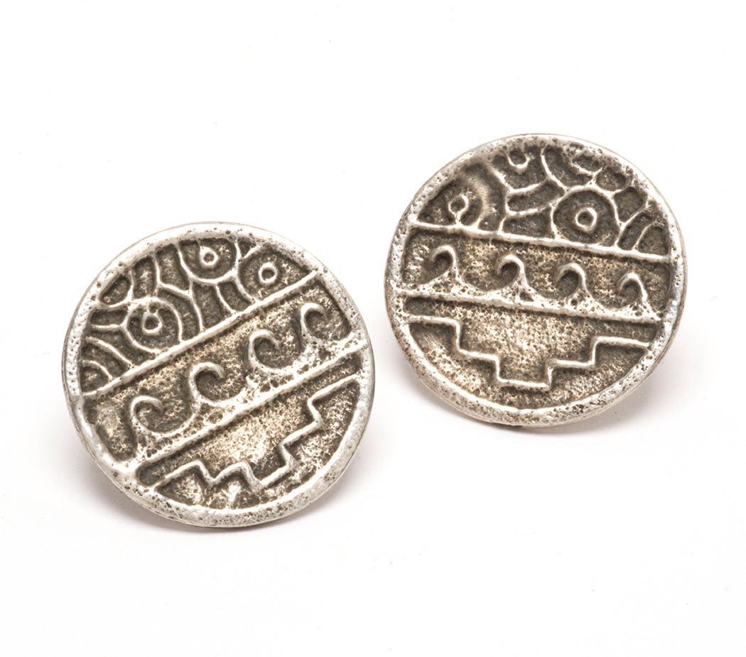 Land Water Air Tufa Earrings Keshi The Zuni Connection land-water-air-tufa-earrings-keshi-the-zuni-connection