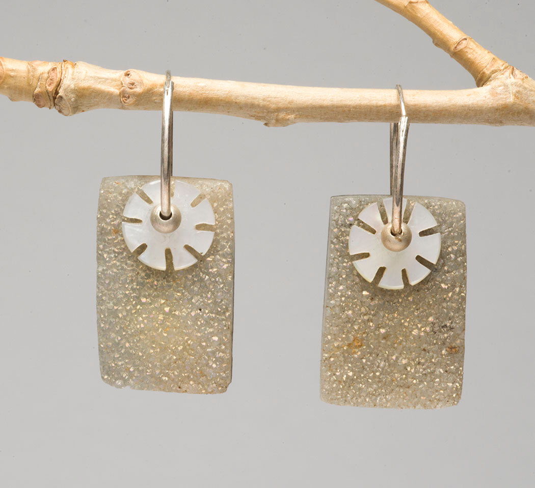 Romantic Druse Earrings