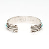 Hand-Stamped Turquoise Cuff Bracelet