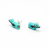 Tiny Turquoise Bear Earrings