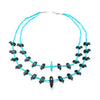 Double Strand Bears & Bluebird Fetish Necklace
