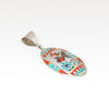 Garden Visitors Overlay Inlay Pendant