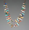 Double Strand Rainbow Of Color Fetish Necklace