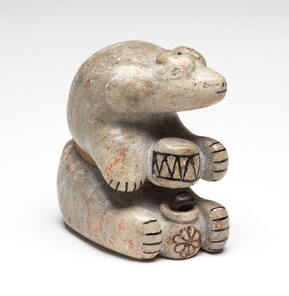 Bear With Drum & Offering Jar