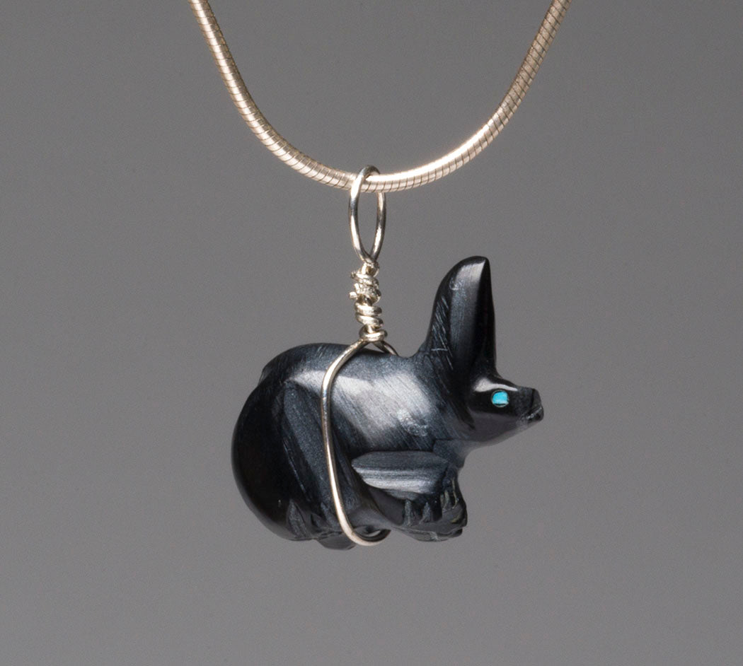 Reversible Rabbit Fetish Pendant