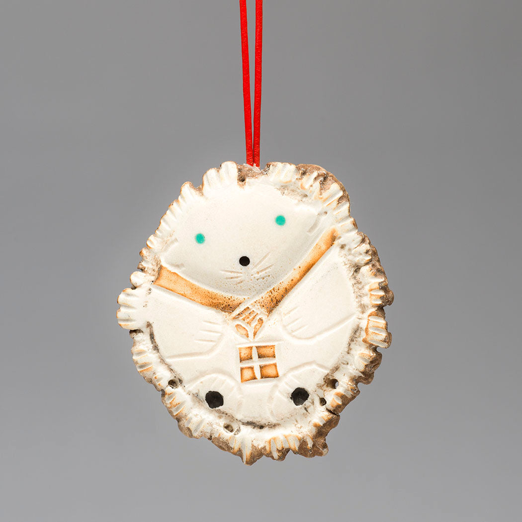 Festive Hedgehog Ornament
