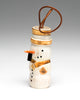 Snowman With A Pipe and Carrot Nose