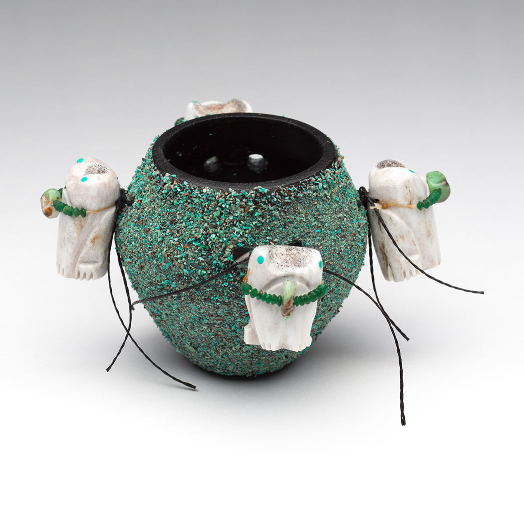 Five Frogs Fetish Pot