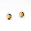 Timeless Glow Gold Lip Shell Stud Earrings