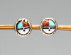 Stone To Stone Sunface Necklace & Earrings Set