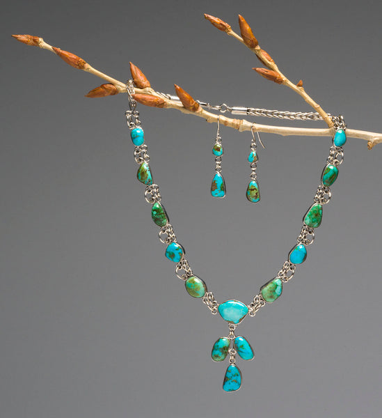 Sonoran Turquoise Necklace & Earrings Set