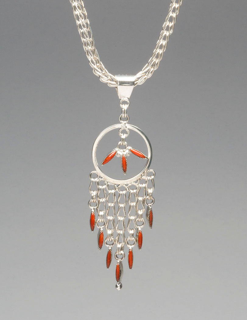 Reversible Dreamcatcher Pendant Necklace