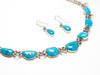 Sleeping Beauty Turquoise Necklace & Earrings Set