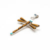 Tiger's Eye Dragonfly Pin/Pendant Necklace