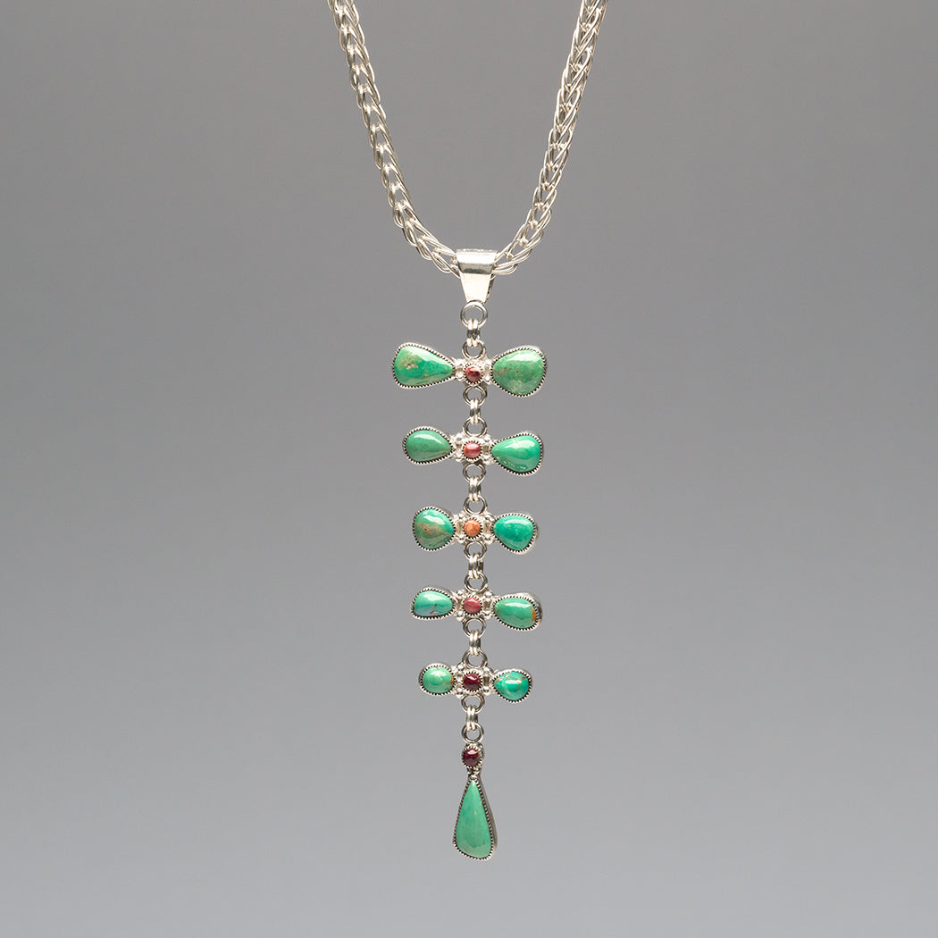 Emerald Valley Turquoise Pendant Necklace