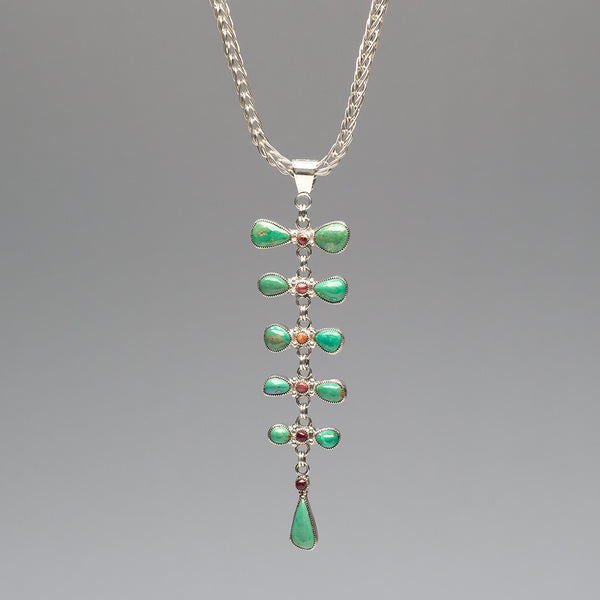 Emerald Valley Turquoise Pendant Necklace