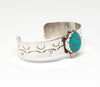 Cripple Creek Turquoise Turtle Cuff Bracelet