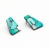 Turquoise & Mother-Of-Pearl Mosaic Earrings