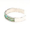 Turquoise Channel Inlay Cuff Bracelet