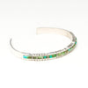 Elegant Turquoise Slim Cuff Bracelet
