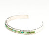 Elegant Turquoise Slim Cuff Bracelet