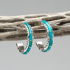 Turquoise Hoop Earrings