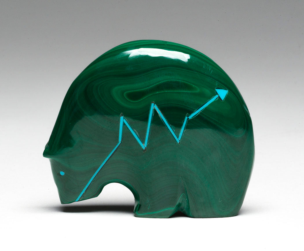 Field Of Malachite Medicine Bear
