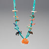 Double-Strand Medicine Bear & Animal Friends Pendant Necklace