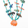 Double-Strand Medicine Bear & Animal Friends Pendant Necklace