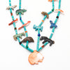 Double-Strand Medicine Bear & Animal Friends Pendant Necklace