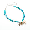 Reversible Mother-Of-Pearl Horse Pendant Necklace