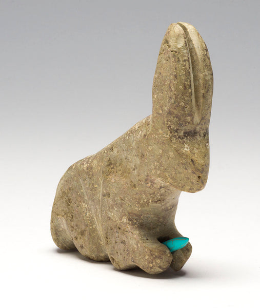 Bunny With Turquoise Carrot